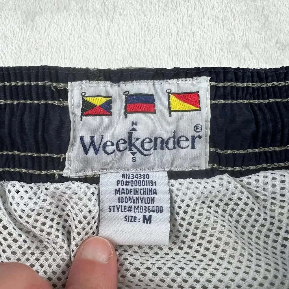 Weekender Khaki Swim Shorts Trucks men's size Medium Mesh Lined